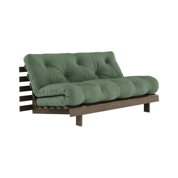 Sulankstoma sofa žalios spalvos 160 cm Roots – Karup Design