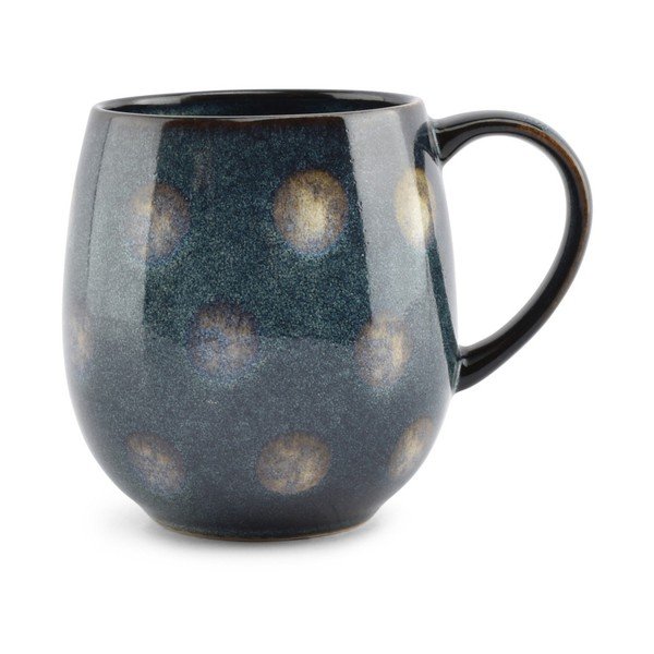Mėlynos spalvos iš molio puodelis 430 ml Muggies – Salt&Pepper