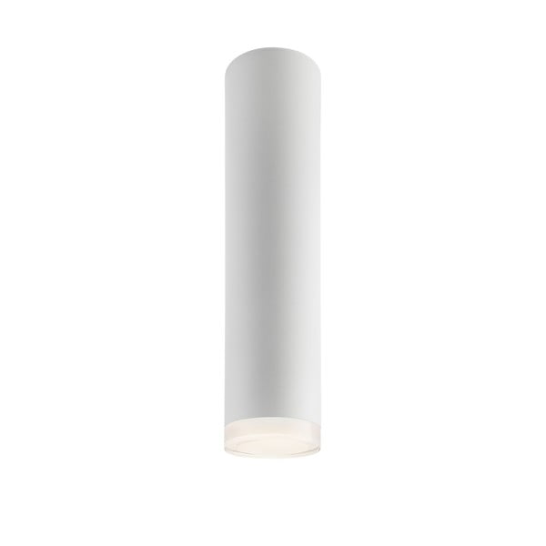 Baltas lubinis šviestuvas su stikliniu gaubtu - LAMKUR