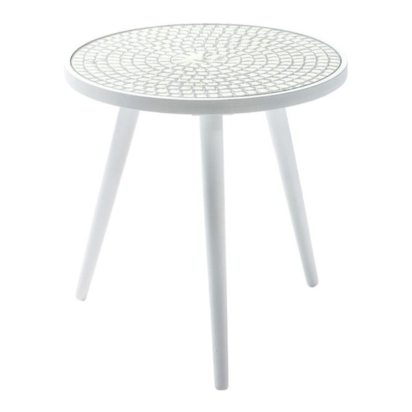 "Kare Design Teatime" baltas kavos staliukas
