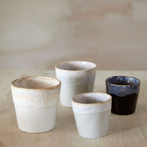 Smėlio ir baltos spalvos akmens masės espreso puodelis Costa Nova, 90 ml-image-1