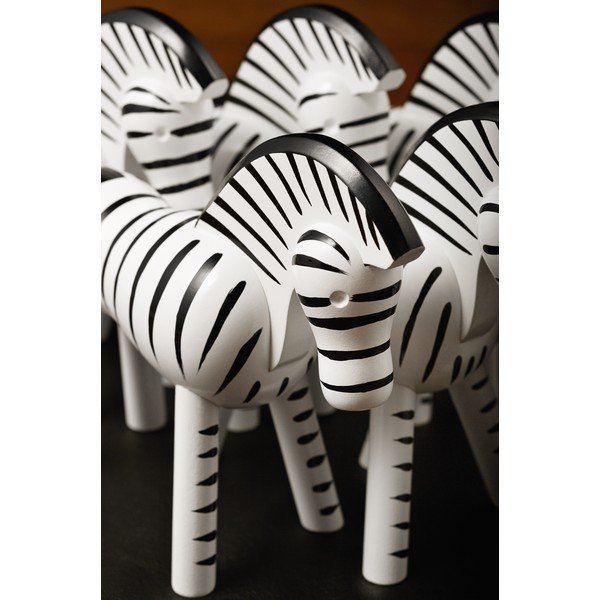 Statulėlė iš ąžuolo masyvo Kay Bojesen Denmark Zebra-image-3