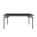 Valgomojo stalas juodos spalvos 90x160 cm Alto – Støraa