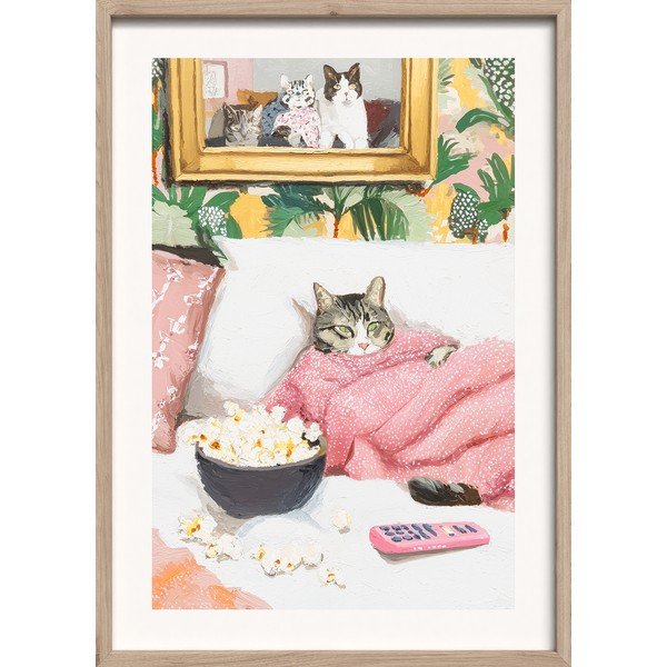 Spausdintas paveikslas su rėmeliu 50x70 cm Friday Evening – Styler