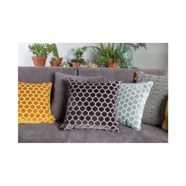 Tamsiai pilka pagalvėlė su užpildu Zuiver Monty, 45 x 45 cm-image-4