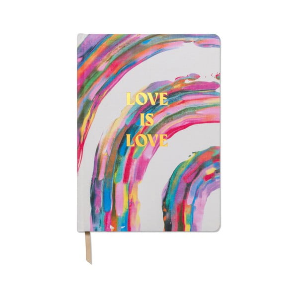 Užrašų knygutė 200 puslapių A4 formato Love is Love - DesignWorks Ink