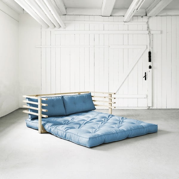 Sofa lova "Karup Funk Natural/Horizon Blue-image-1