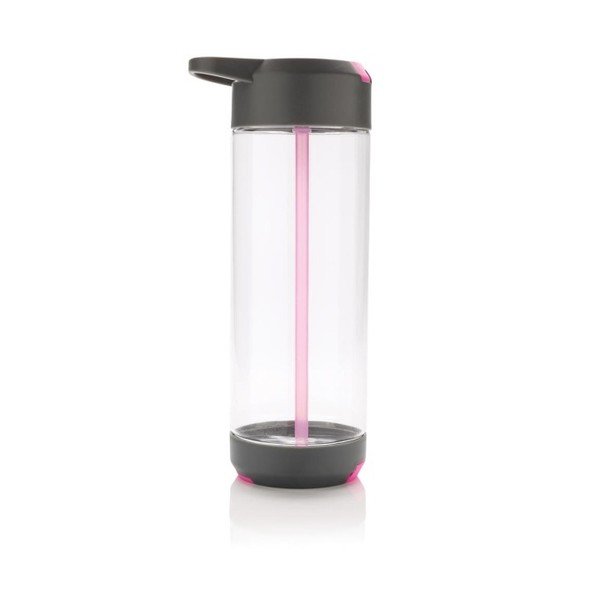 Rožinės spalvos buteliukas su telefono laikikliu XD dizainas, 700 ml-image-2