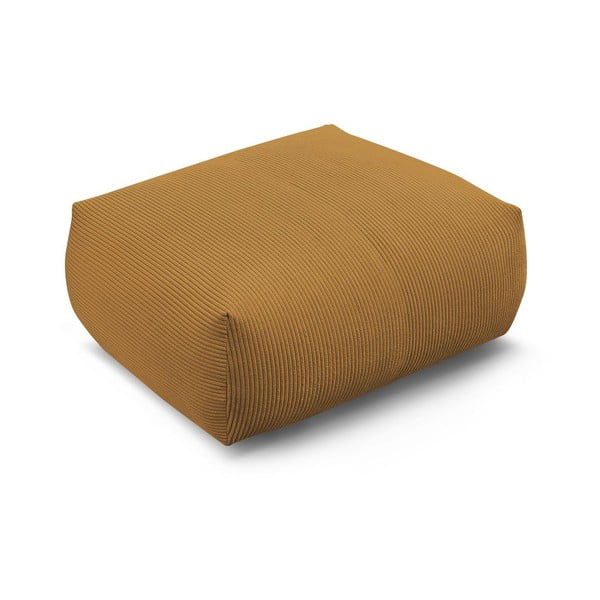 Iš kordinio velveto taburetė geltonos spalvos Voltaire – Bobochic Paris-image-4