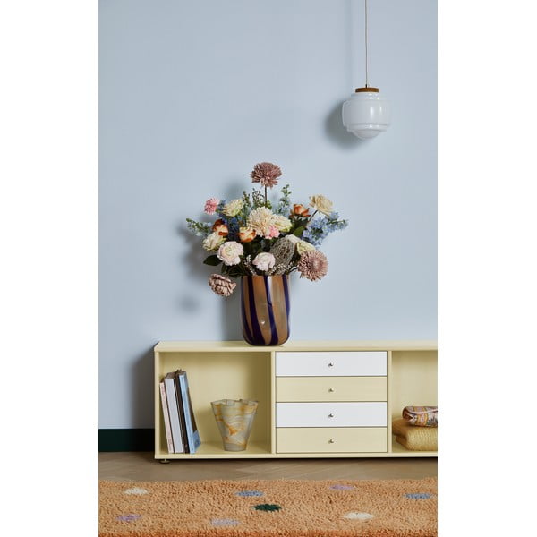 Žema šoninė spintelė šviesiai geltonos spalvos 267x61 cm Mistral – Hammel Furniture-image-2