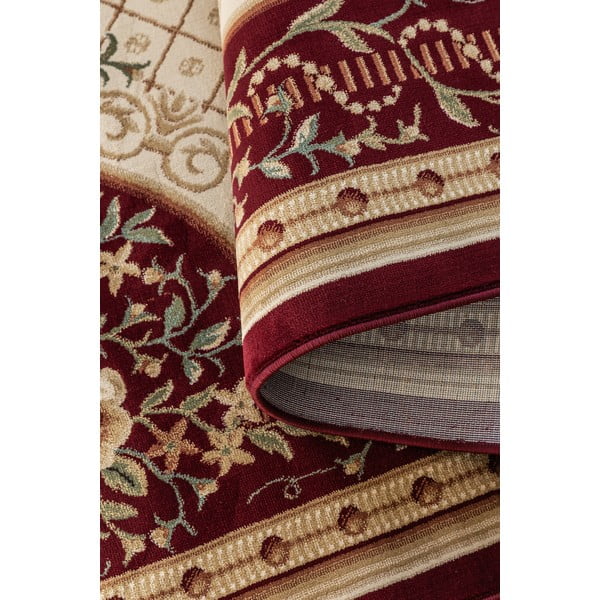 Kilimas bordo spalvos/smėlio spalvos 200x280 cm Herat – Nouristan-image-3