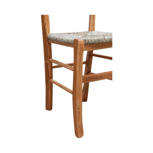 Ruda buko medienos kėdė "Biscottini Alis-image-2