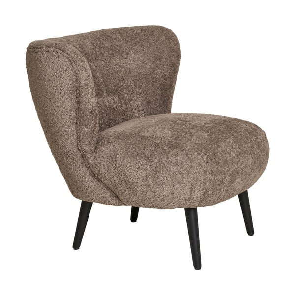 Iš boucle krėslas rudos spalvos Covelo – House Nordic-image-2