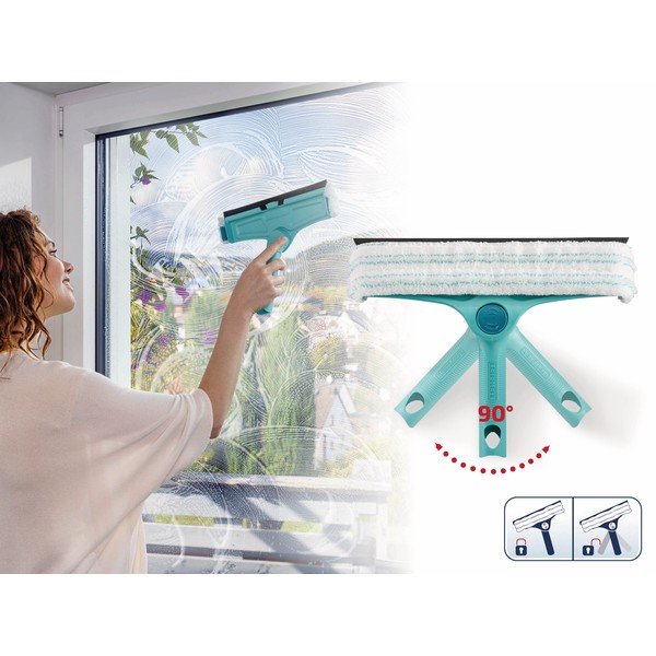 Žalios spalvos langų valymo šepetys 32 cm 3in1 – LEIFHEIT-image-1
