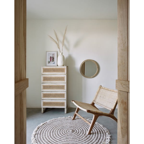 Natūralaus džiuto kilimas Kave Home Gisel, skersmuo 120 cm-image-1