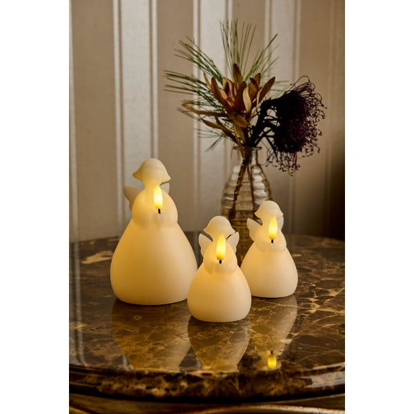 Šviečianti dekoracija baltos spalvos ø 9,5 cm Lucia – Sirius-image-2