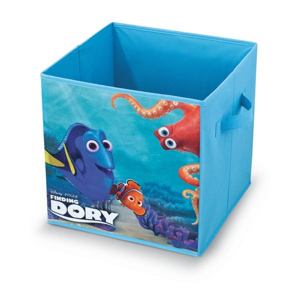 Mėlyna žaislų saugojimo dėžė "Domopak Finding Dory", 32 cm ilgio