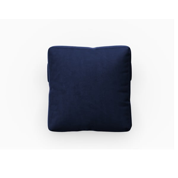 Mėlyna aksomo pagalvėlė modulinei sofai Rome Velvet - Cosmopolitan Design-image-1
