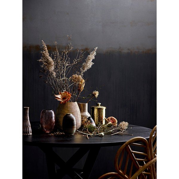 Rožinė stiklo vaza Bloomingville Ornaments-image-1