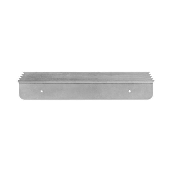 Sidabrinės spalvos iš metalo sieninė lentyna 50 cm Olbi – noo.ma-image-2
