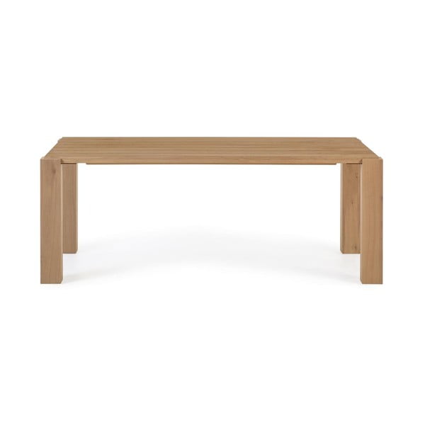 Valgomojo stalas iš ąžuolo 100x200 cm Deyanira – Kave Home-image-4