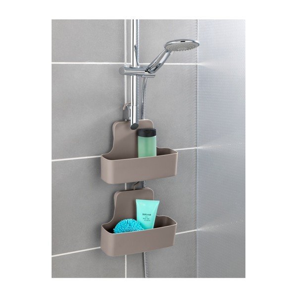 Smėlio spalvos dušo lentyna Wenko Barcelona-image-1