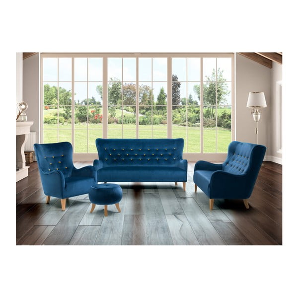 Mėlyna sofa "Max Winzer Medina", 190 cm-image-4