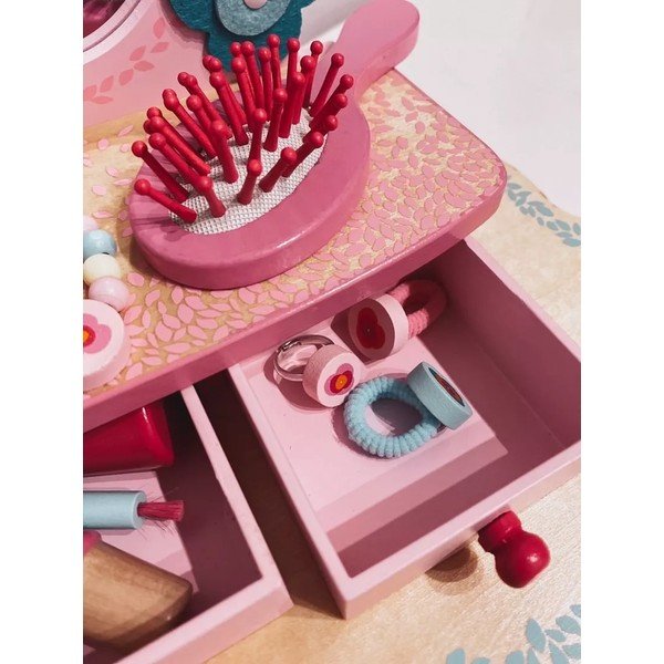 Vaikiškas medinis tualetinis staliukas Djeco Flora-image-2