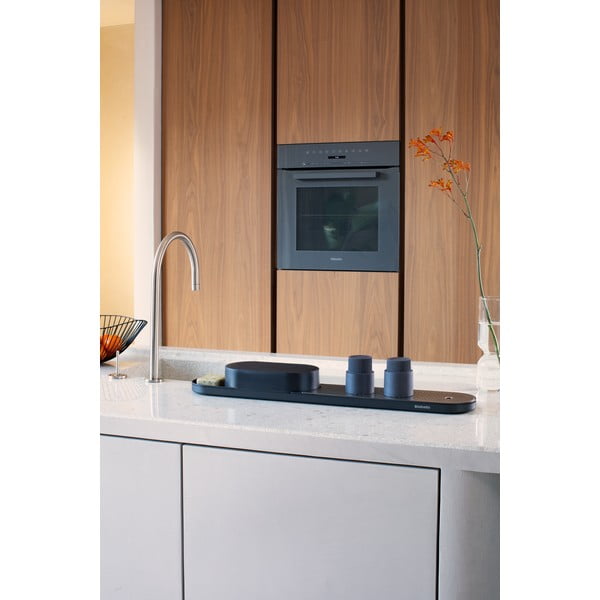 Iš plastiko stovas skalbimo reikmenims pilkos spalvos SinkStyle – Brabantia-image-1