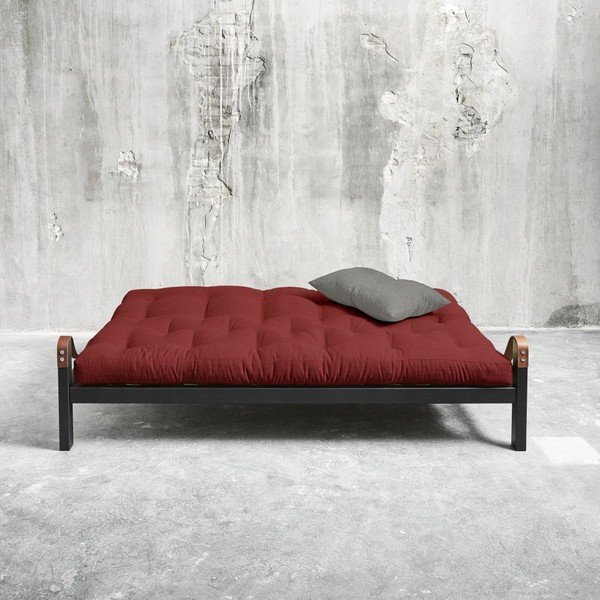 Sofa-lova "Karup Poetry" juoda / aistros raudona / granito pilka-image-1