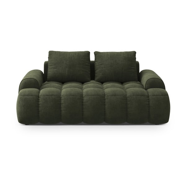 Žalios spalvos iš velveto sofa 175 cm Linz – Cosmopolitan Design