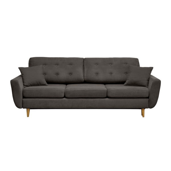 Tamsiai pilka sofa-lova trims asmenims "Cosmopolitan design Barcelona
