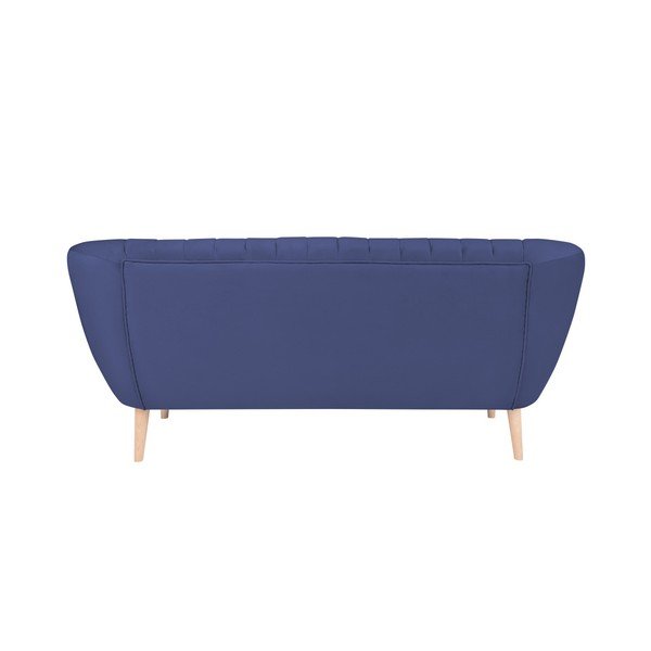 Mėlyna trijų vietų sofa "Micadoni Home Vincente-image-3