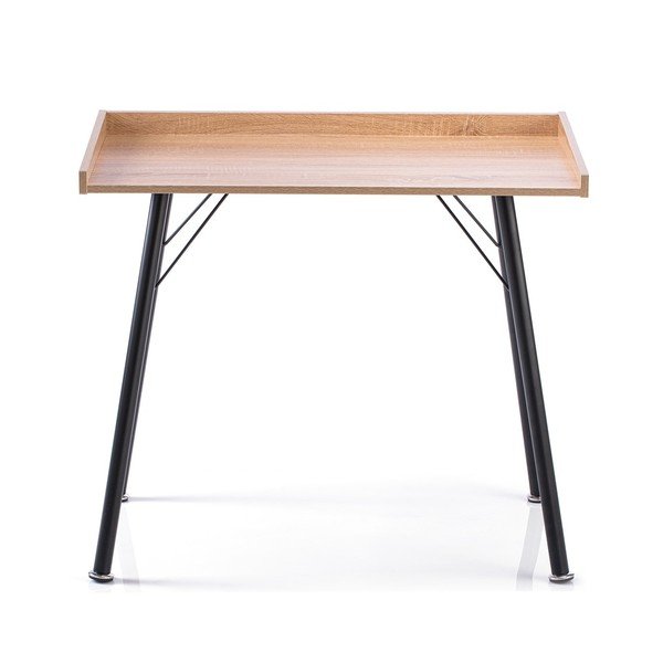 Rašomasis stalas su ąžuolo dekoro stalviršiu 50x90 cm Fey – Homede-image-2