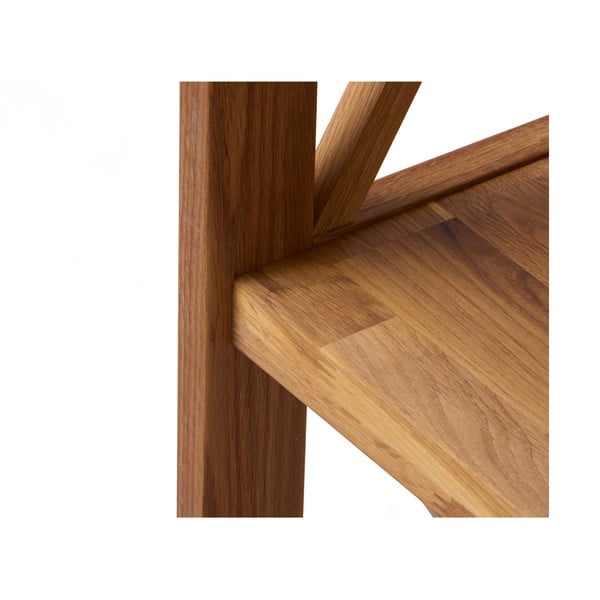 Iš ąžuolo masyvo pastatoma lentyna natūralios spalvos 70x161 cm X-Shelf – Unique Furniture-image-3