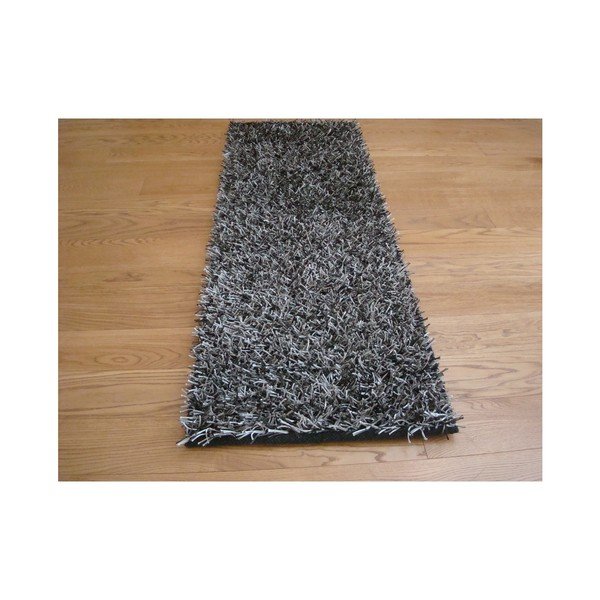 Kilimas "Shaggy Black Silver", 120x170 cm-image-2