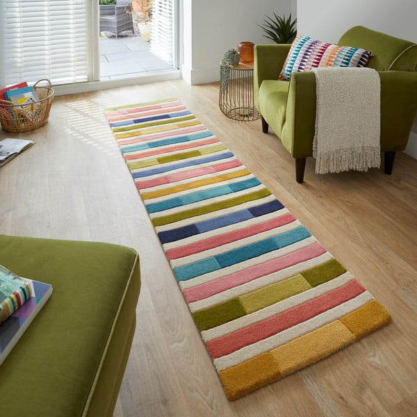 Vilnonis kilimas 230x60 cm Piano - Flair Rugs-image-1