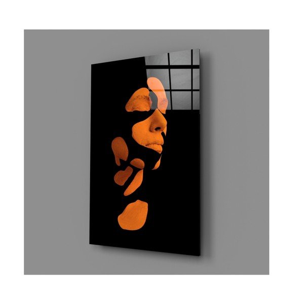 Paveikslas ant stiklo Insigne Fragmented Orange-image-4