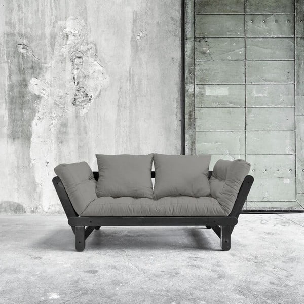 Sofa-lova "Karup Beat" juoda/ granito pilka