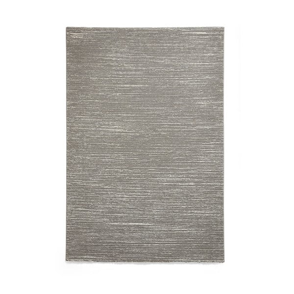 Skalbiamas iš perdirbto pluošto kilimas pilkos spalvos 160x230 cm Flores – Think Rugs