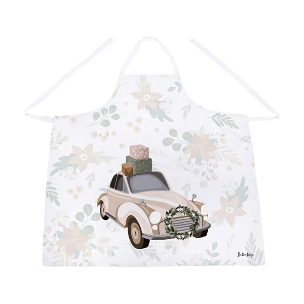 Iš medvilnės prijuostė su Kalėdų motyvu Festive Car – Butter Kings