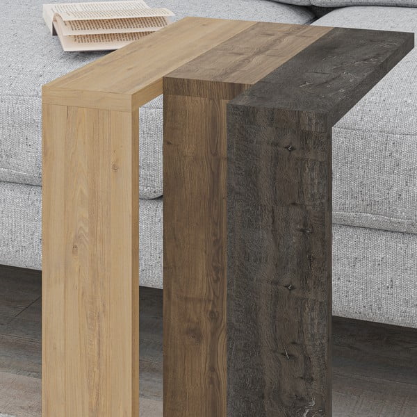 Šoninis stalas iš ąžuolo 40x30 cm Macha – Marckeric-image-1