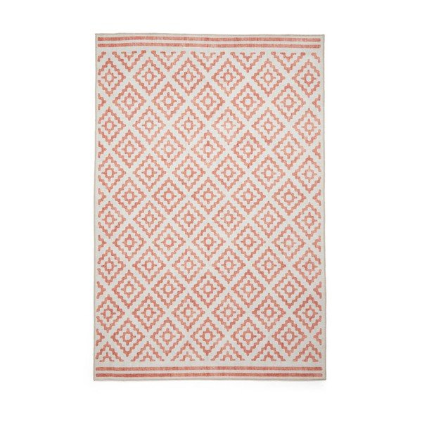 Skalbiamas oranžinės spalvos kilimas 152x230 cm Coral Orange – Think Rugs
