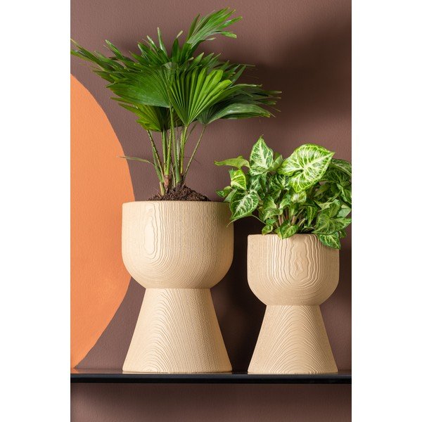 Smėlio spalvos vazonas PT LIVING Tam Tam, ø 17 cm-image-1