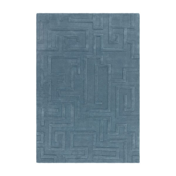 Kilimas iš vilnos mėlynos spalvos 160x230 cm Maze – Asiatic Carpets
