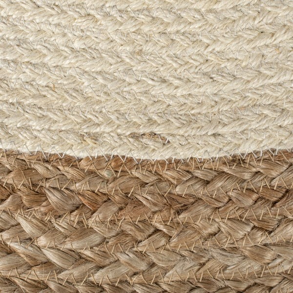 Iš džiuto vaikiškas kilimas natūralios spalvos 100x100 cm Bertie Bear – Flair Rugs-image-3