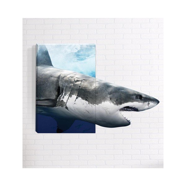 3D sienų tapyba "Mosticx Shark", 40 x 60 cm
