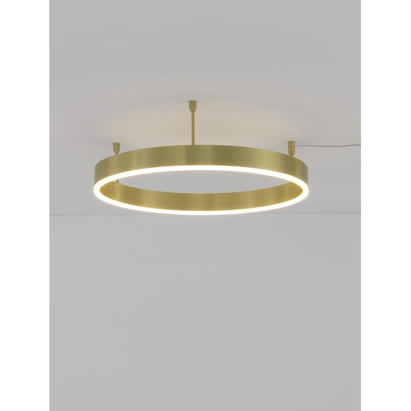 Žalvario spalvos iš aliuminio lubinis šviestuvas LED su pritemdymo funkcija Motif – Nova Luce-image-2