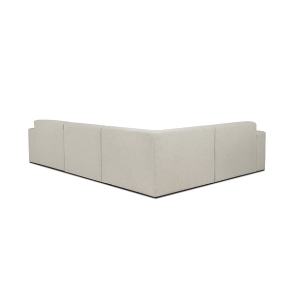 Kampinė sofa smėlio spalvos/kreminės spalvos (su kairiuoju kampu) Roxy – Scandic-image-2