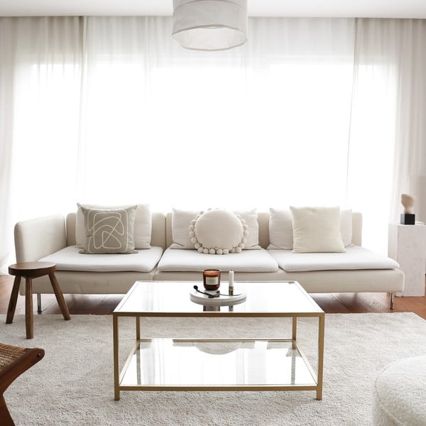 Aukso spalvos žurnalinis staliukas 60x90 cm Astro - Neostill-image-4